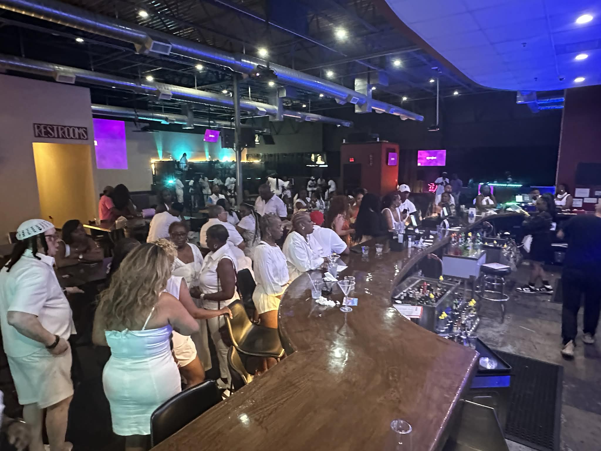All White Party at Cooper's